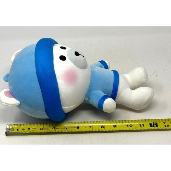 MORIAH ELIZABETH Alfred Polar Bear Plush Blue Beanie Series One - Picture 3 of 5